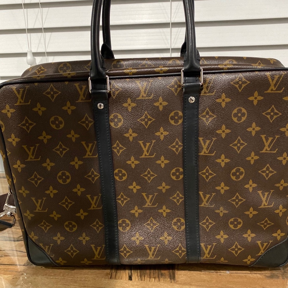 LV Macassar Briefcase